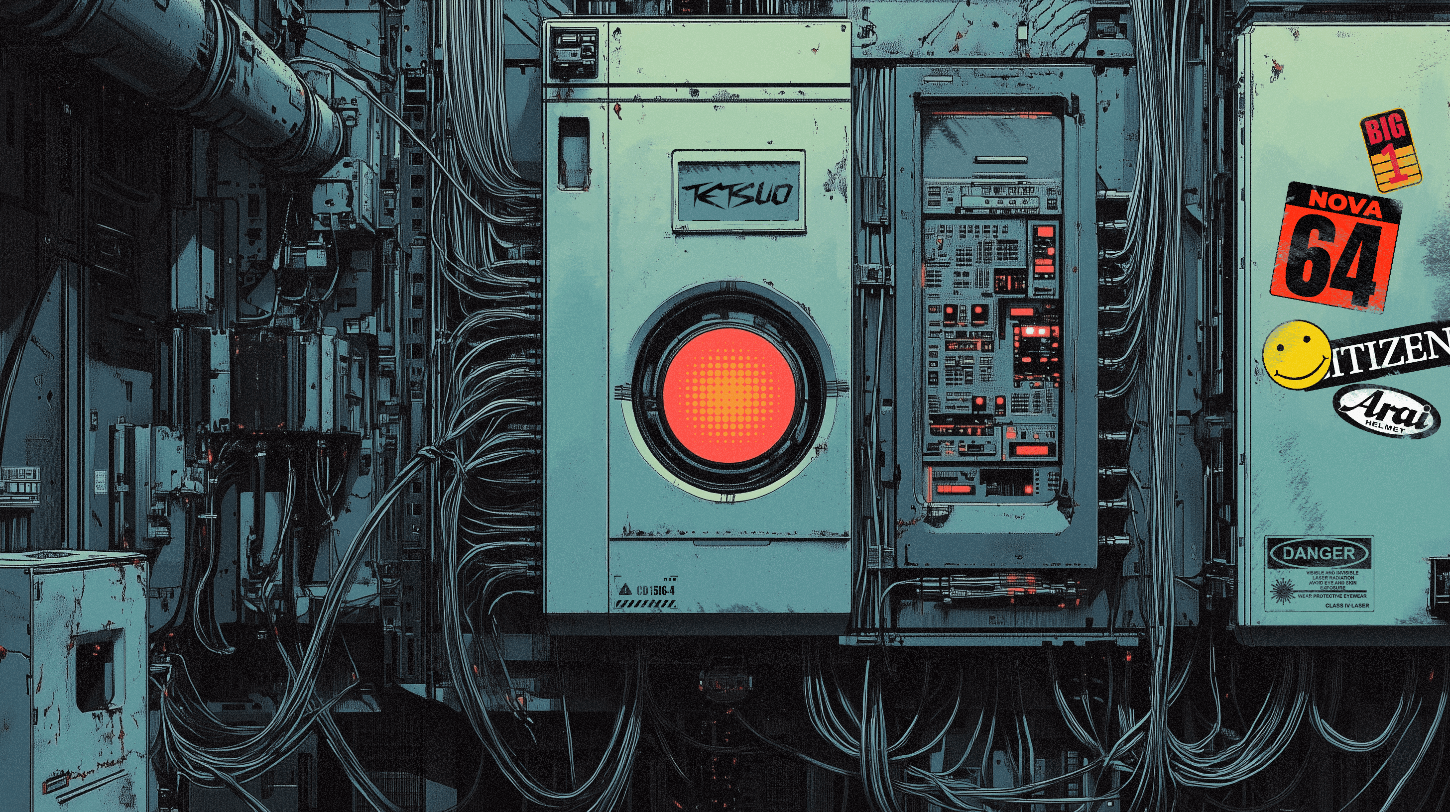 Futuristic cityscape with towering architecture